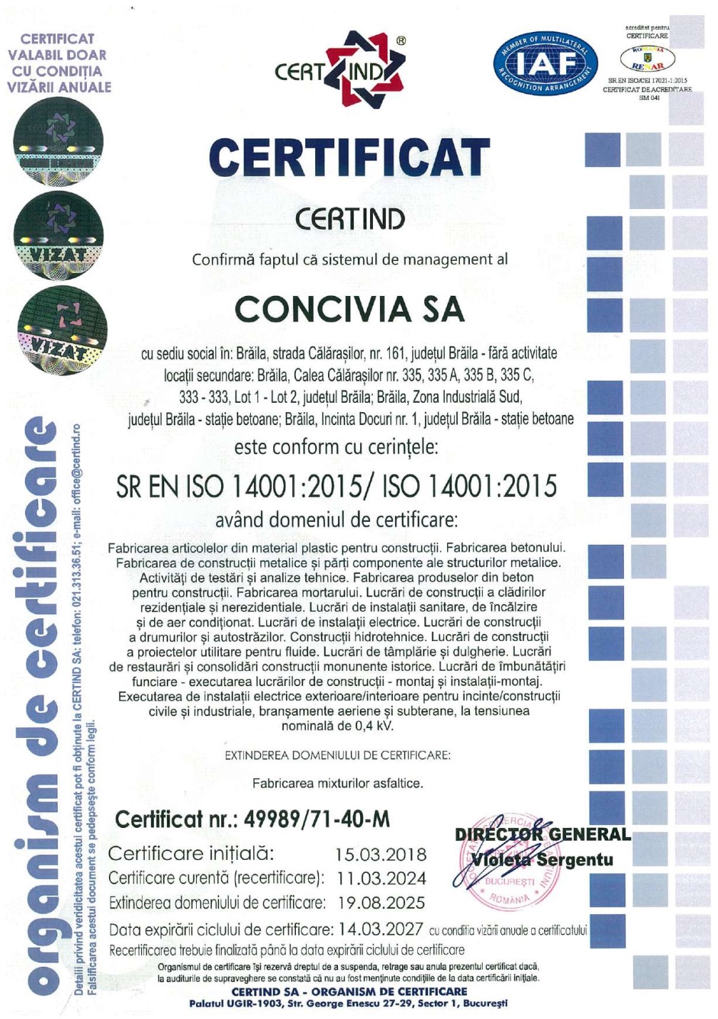 ISO 14001:2015