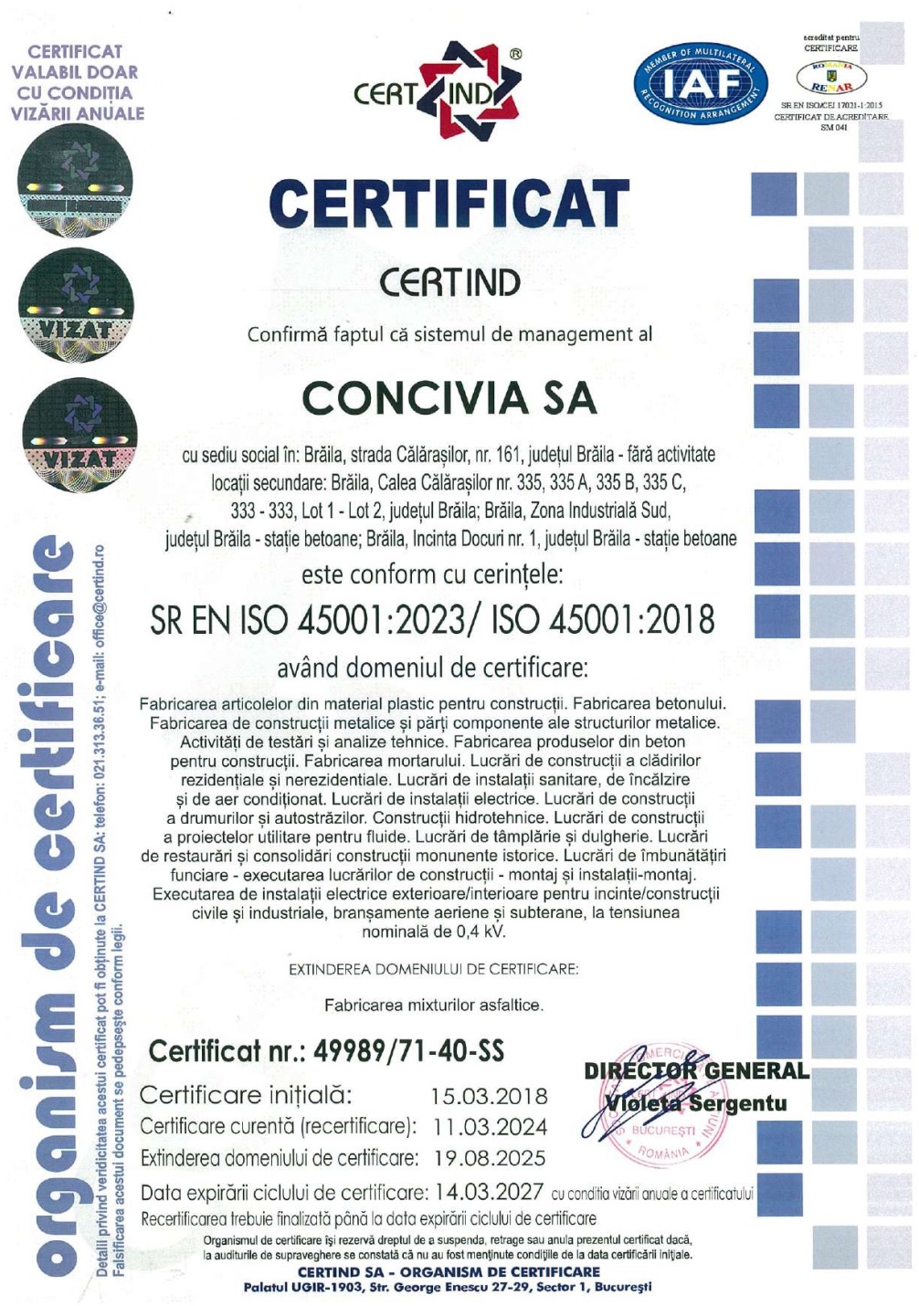 ISO 45001:2018